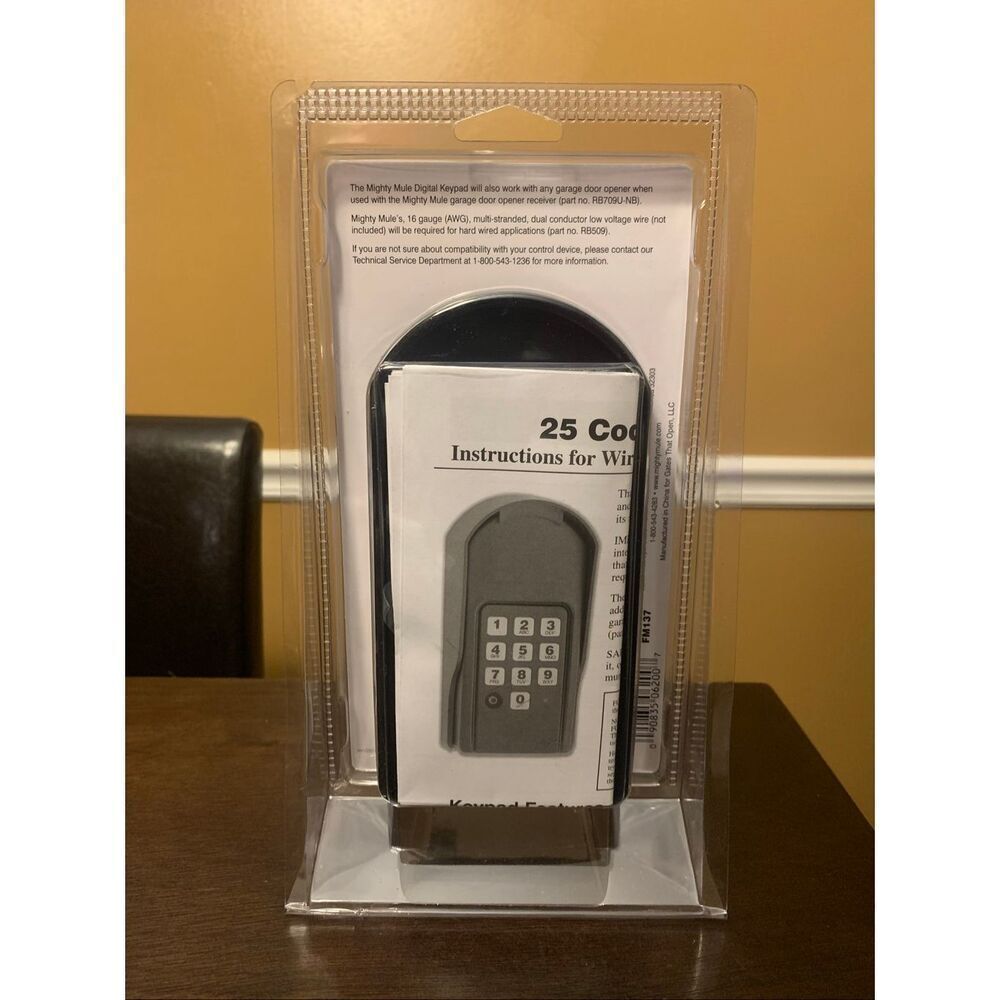 Mighty Mule FM137 Digital Keypad For Gate Openers | New - Picture 2 of 2